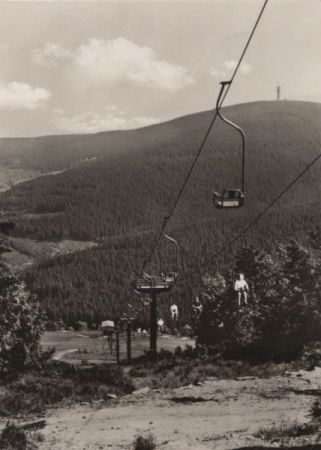 Oberwiesenthal - Großer Sessellift - 1971 Oberwiesenthal - Großer Sessellift - 1971
