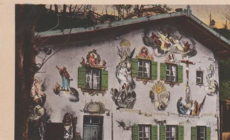 Mittenwald - Bemaltes Bauernhaus - ca. 1935 Mittenwald - Bemaltes Bauernhaus - ca. 1935
