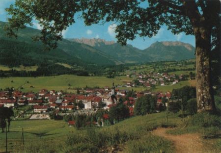 Reit im Winkl - mit Unterberg und Kaisergebirge - ca. 1980 Reit im Winkl - mit Unterberg und Kaisergebirge - ca. 1980