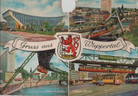 Wuppertal - u.a. Alter Markt - 1961 Wuppertal - u.a. Alter Markt - 1961