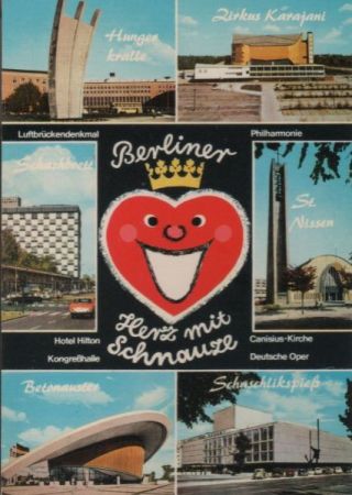 Berlin, Westteil - Herz mit Schnauze - 1978 Berlin, Westteil - Herz mit Schnauze - 1978