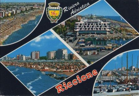 Italien - Riccione - mit 4 Bildern - 1973 Italien - Riccione - mit 4 Bildern - 1973