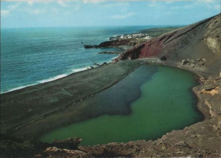 Spanien - Lanzarote - Lago del Golfo - ca. 1980 Spanien - Lanzarote - Lago del Golfo - ca. 1980