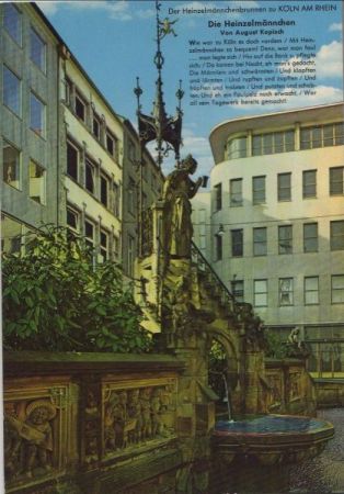 Köln - Heinzelmännchenbrunnen - ca. 1985 Köln - Heinzelmännchenbrunnen - ca. 1985