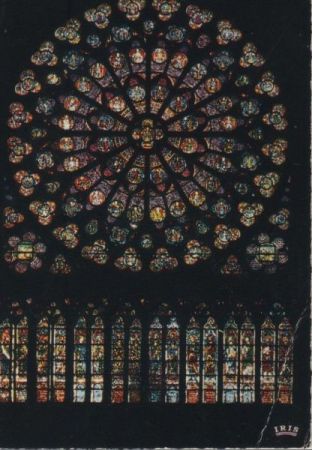 Frankreich - Paris - Rosace Sud de Notre-Dame - ca. 1980 Frankreich - Paris - Rosace Sud de Notre-Dame - ca. 1980