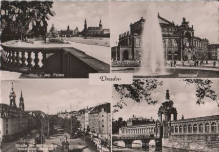 Dresden - u.a. Straße der Befreiung - ca. 1970 Dresden - u.a. Straße der Befreiung - ca. 1970
