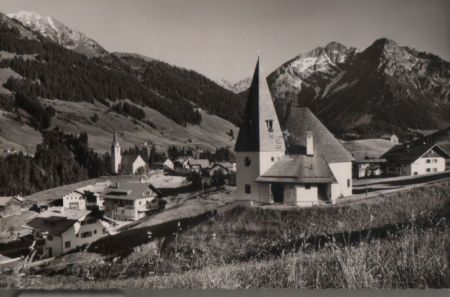 Österreich - Hirschegg - Kreuzkirche - ca. 1955 Österreich - Hirschegg - Kreuzkirche - ca. 1955