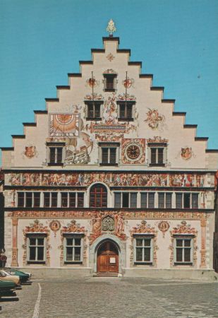 Lindau (Bodensee) - Rathaus Südseite - ca. 1975 Lindau (Bodensee) - Rathaus Südseite - ca. 1975