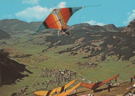 Österreich - Tannheim Tirol - Drachenflieger - ca. 1985 Österreich - Tannheim Tirol - Drachenflieger - ca. 1985