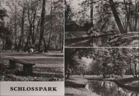 Berlin-Niederschönhausen, Schloss Schönhausen - Schlosspark - 1979 Berlin-Niederschönhausen, Schloss Schönhausen - Schlosspark - 1979