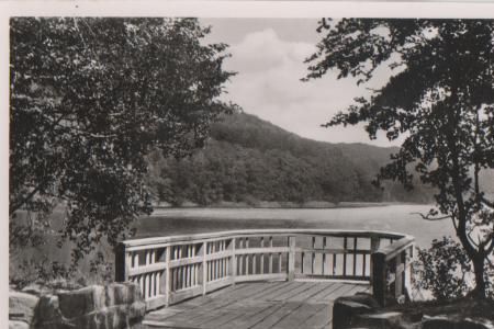 Eutin - Holsteinische Schweiz - Angelbrücke Ukleisee - ca. 1955 Eutin - Holsteinische Schweiz - Angelbrücke Ukleisee - ca. 1955