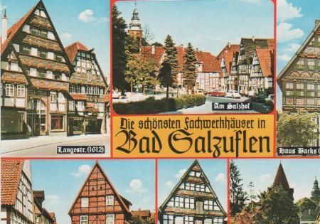 Bad Salzuflen - Fachwerkhäuser - ca. 1980 Bad Salzuflen - Fachwerkhäuser - ca. 1980