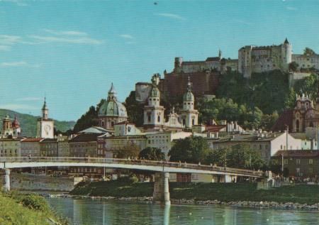 Österreich - Salzburg mit Festung - ca. 1975 Österreich - Salzburg mit Festung - ca. 1975