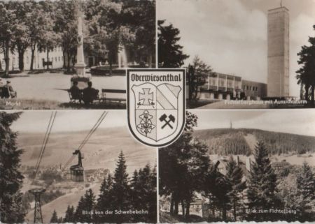 Oberwiesenthal - u.a. Blick zum Fichtelberg - 1969 Oberwiesenthal - u.a. Blick zum Fichtelberg - 1969