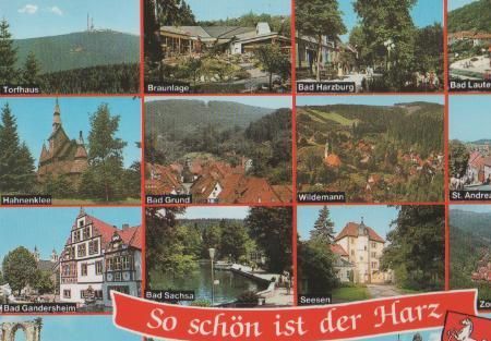 Bad Gandersheim - Harz u.a. Torfhaus u. Walkenried - ca. 1995 Bad Gandersheim - Harz u.a. Torfhaus u. Walkenried - ca. 1995
