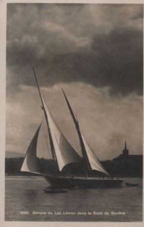 Schweiz - Genf / Genève - Barque du Lac Leman - 1930 Schweiz - Genf / Genève - Barque du Lac Leman - 1930