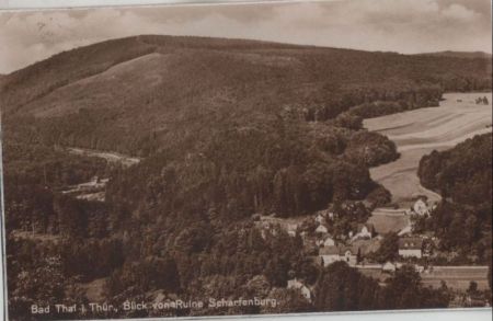Ruhla-Thal - Blick von Ruine Scharfenberg - ca. 1930 Ruhla-Thal - Blick von Ruine Scharfenberg - ca. 1930