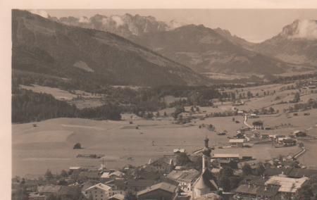 Reit im Winkl mit Kaisergebirge - ca. 1930 Reit im Winkl mit Kaisergebirge - ca. 1930
