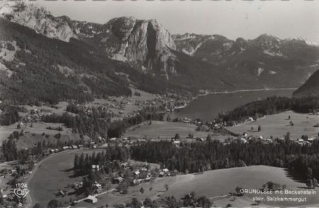 Österreich - Grundlsee - mit Backenstein - 1965 Österreich - Grundlsee - mit Backenstein - 1965