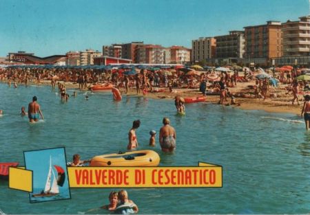 Italien - Cesenatico - Alberghi visti dol mare - 1975 Italien - Cesenatico - Alberghi visti dol mare - 1975