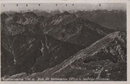 Österreich - Brunnensteinspitze - ca. 1955 Österreich - Brunnensteinspitze - ca. 1955