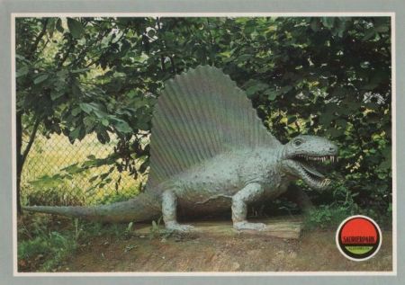 Bautzen-Kleinwelka - Saurierpark, Dimetrodon - 1989 Bautzen-Kleinwelka - Saurierpark, Dimetrodon - 1989