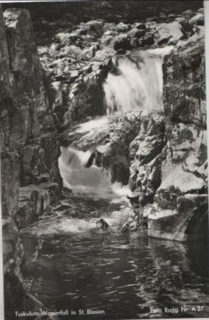 Sankt Blasien - Tuskulum Wasserfall - 1970 Sankt Blasien - Tuskulum Wasserfall - 1970