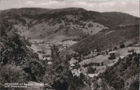 Neuenweg - mit Belchen - 1960 Neuenweg - mit Belchen - 1960