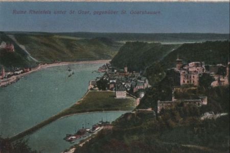 St. Goar, Burg Rheinfels - ca. 1920 St. Goar, Burg Rheinfels - ca. 1920