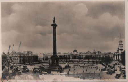 Großbritannien - London - Trafalgar Square - 1938 Großbritannien - London - Trafalgar Square - 1938