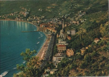Italien - Laigueglia - Panorama da levante - 1969 Italien - Laigueglia - Panorama da levante - 1969