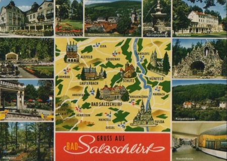 Bad Salzschlirf - u.a. Musikpavillon - ca. 1980 Bad Salzschlirf - u.a. Musikpavillon - ca. 1980