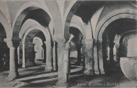 Schweden - Lund - Kryptan im Domkyrkan - ca. 1950 Schweden - Lund - Kryptan im Domkyrkan - ca. 1950