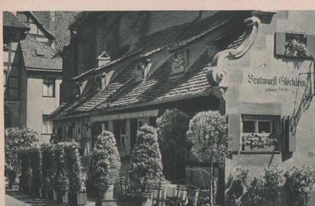 Nürnberg - Bratwurstglöcklein - ca. 1945 Nürnberg - Bratwurstglöcklein - ca. 1945