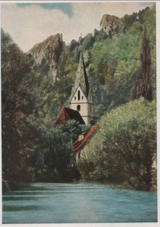 Blaubeuren - Partie an der Blau - ca. 1955 Blaubeuren - Partie an der Blau - ca. 1955