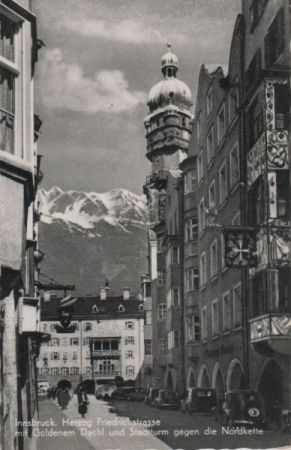 Österreich - Innsbruck - Herzog Friedrichstrasse - 1956 Österreich - Innsbruck - Herzog Friedrichstrasse - 1956