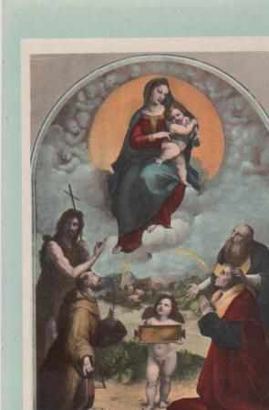 Raffaelo - Madonna di Foligno - ca. 1935 Raffaelo - Madonna di Foligno - ca. 1935