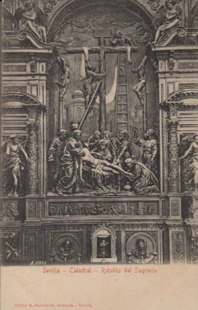Spanien - Sevilla - Catedral, Retablo del Sagrario - ca. 1930 Spanien - Sevilla - Catedral, Retablo del Sagrario - ca. 1930