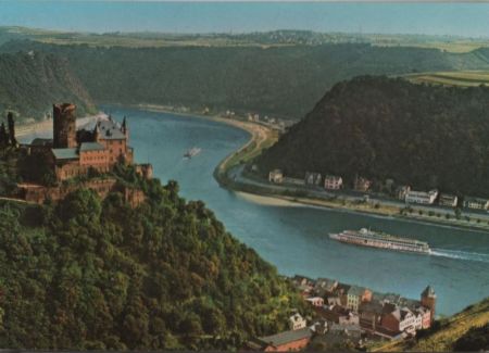 St. Goarshausen - Burg Katz und Loreley - 1991 St. Goarshausen - Burg Katz und Loreley - 1991