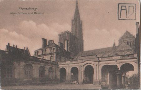 Straßburg - Altes Schloß und Münster - ca. 1935 Straßburg - Altes Schloß und Münster - ca. 1935