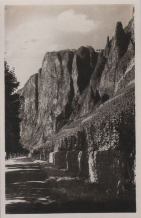 Nahe - Der Rotenfels im Nahetal - ca. 1955 Nahe - Der Rotenfels im Nahetal - ca. 1955