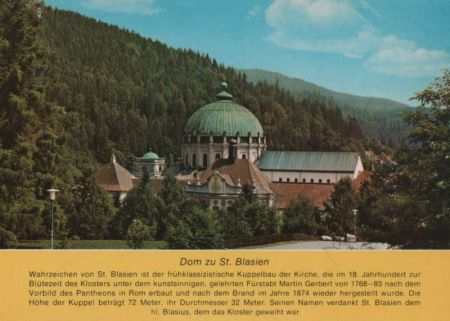 St. Blasien - Dom - 1987 St. Blasien - Dom - 1987