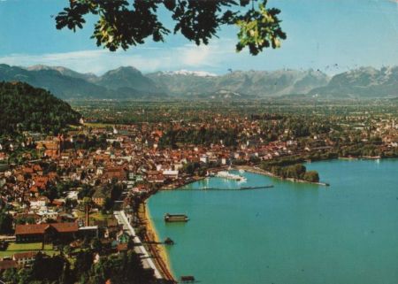 Österreich - Bregenz - gegen Schweizerberge - ca. 1980 Österreich - Bregenz - gegen Schweizerberge - ca. 1980