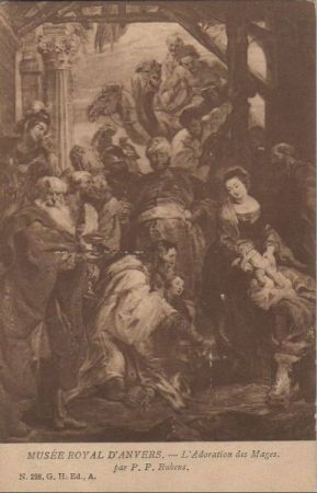 Rubens - Adoration des Mages - ca. 1925 Rubens - Adoration des Mages - ca. 1925