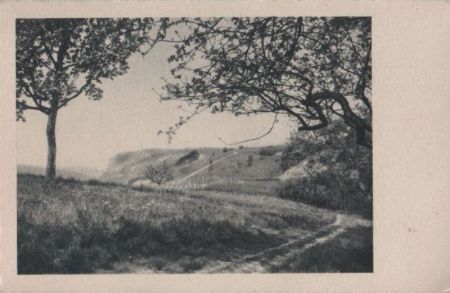 Hügellandschaft - ca. 1955 Hügellandschaft - ca. 1955