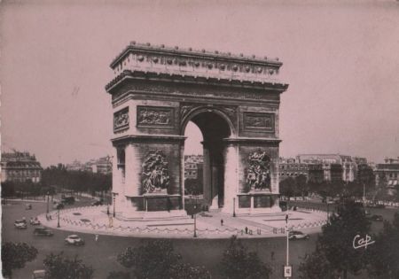 Frankreich - Paris - Arc de Triomphe de la Etoile - ca. 1955 Frankreich - Paris - Arc de Triomphe de la Etoile - ca. 1955