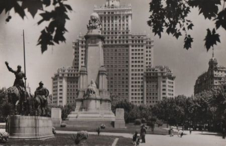 Spanien - Madrid - Plaza de Espana - 1959 Spanien - Madrid - Plaza de Espana - 1959