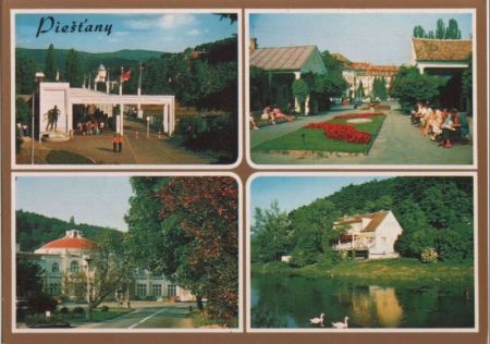 Slowakei - Piestany - 4 Teilbilder - 1980 Slowakei - Piestany - 4 Teilbilder - 1980