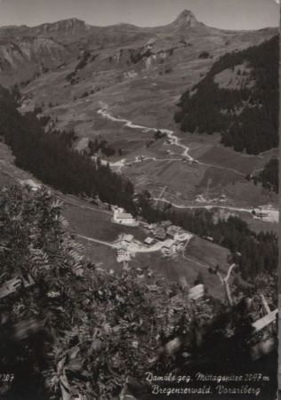Österreich - Damüls - gegen Mittagspitze - 1966 Österreich - Damüls - gegen Mittagspitze - 1966