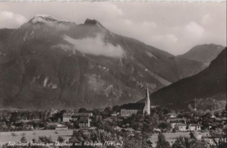 Bernau - mit Hochgern - ca. 1955 Bernau - mit Hochgern - ca. 1955